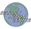 Ecology Action Center logo with the Earth.