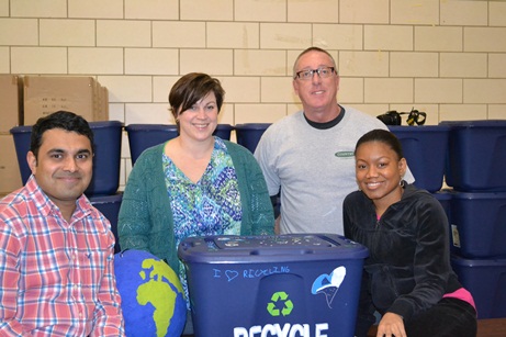 Participants of the I love Recycling event hosted by the EAC.