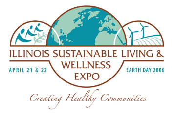 Illinois Sustainable Living and Wellness Expo logo.