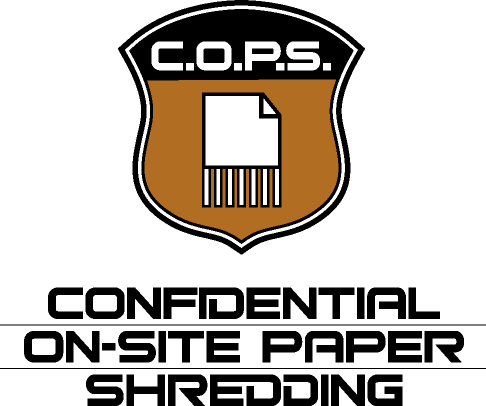 C.O.P.S. Confidential on-site paper shredding.
