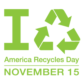 America Recycles Day logo - Event advertisement.