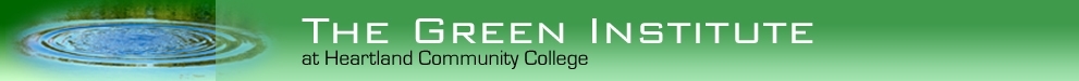 The Green Institute at Heartland Community College webheader.