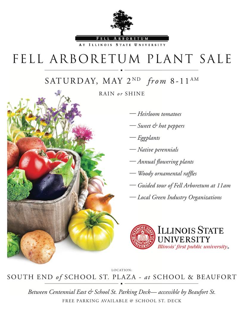 Flyer for Fell Abortorium Plant Sale at ISU.