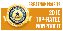 Great Nonprofits 2015 Top-Rated Nonprofit award.