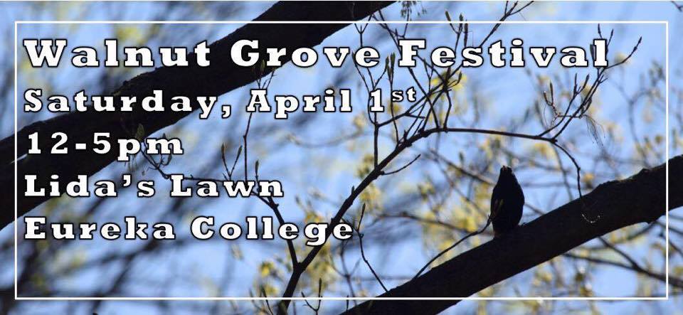 Event advertisement for Walnut Grove Festival on Saturday April 1st.