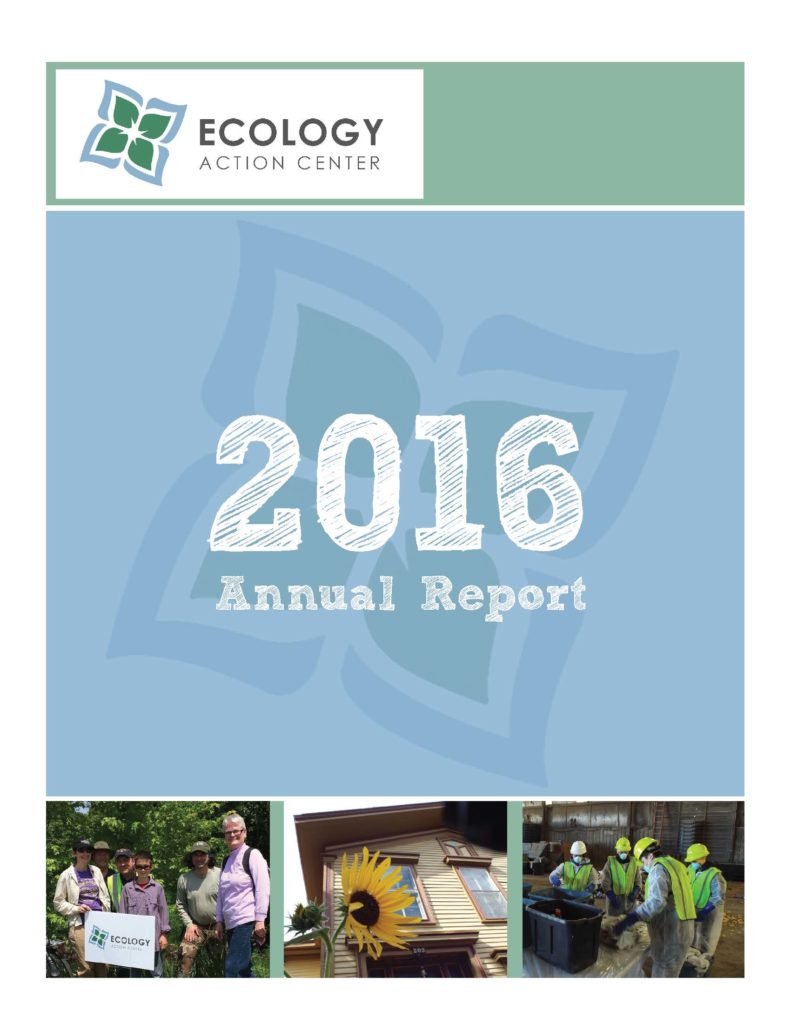 2016 Annual Report front page