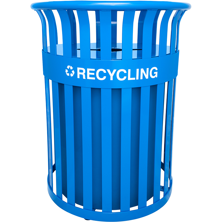 Blue Recycling Bin 