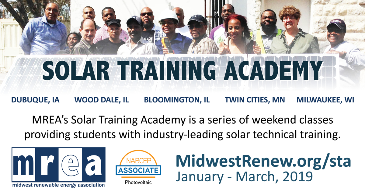 Solar Training Academy advertisement.