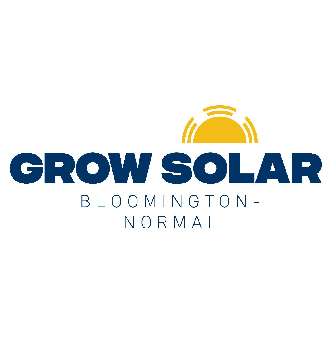 Grow Solar Bloomington Normal Logo.