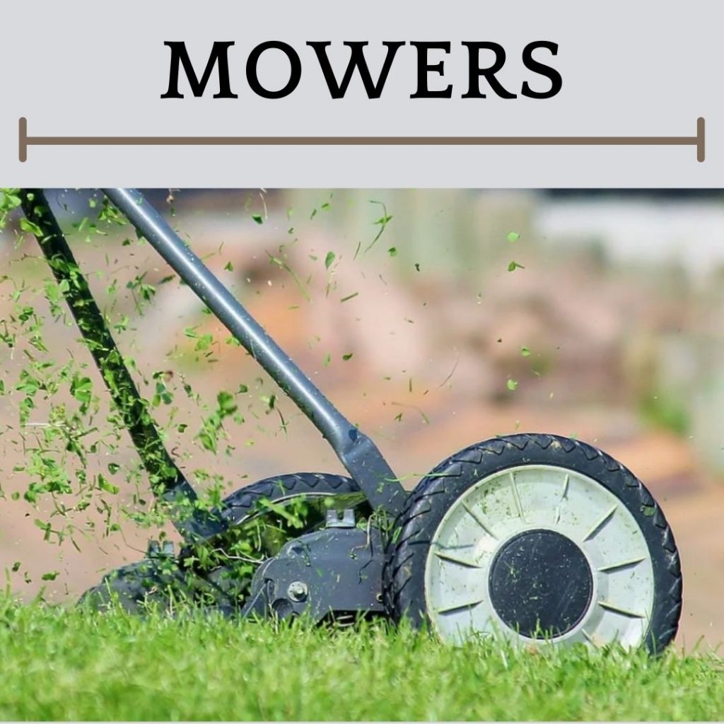 This is an image of a reel mower