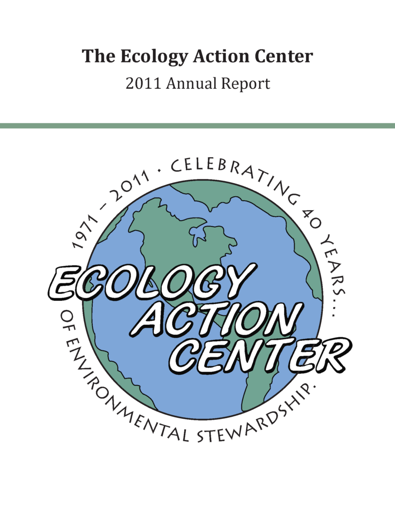 First page of the 2011 Annual Report 