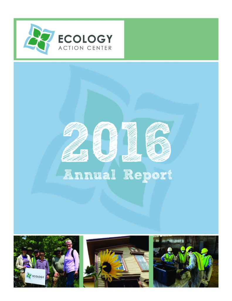 First page of the 2016 annual report