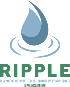 Ripple Logo. Be a part of the ripple effect because every drop matters. 